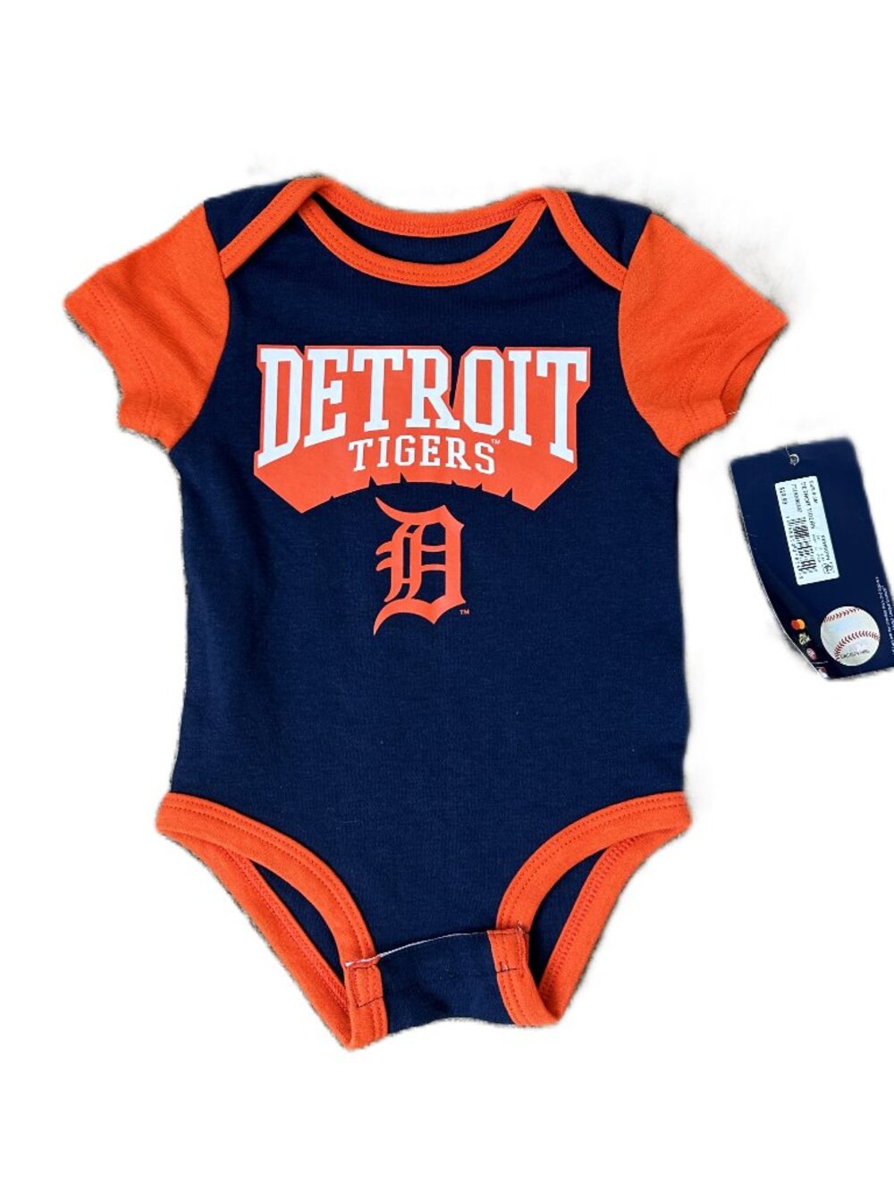 Detroit Tigers One Piece T Shirt 0/3 mos NWT